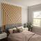 Ekena Millwork 48H x 3/8T Adjustable Wood Slat Wall Panel Kit w/ 4W Slats, Maple contains 11 Slats SWW55X48X0375MA - alternate 4